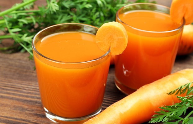 suco de cenoura para curar ressaca