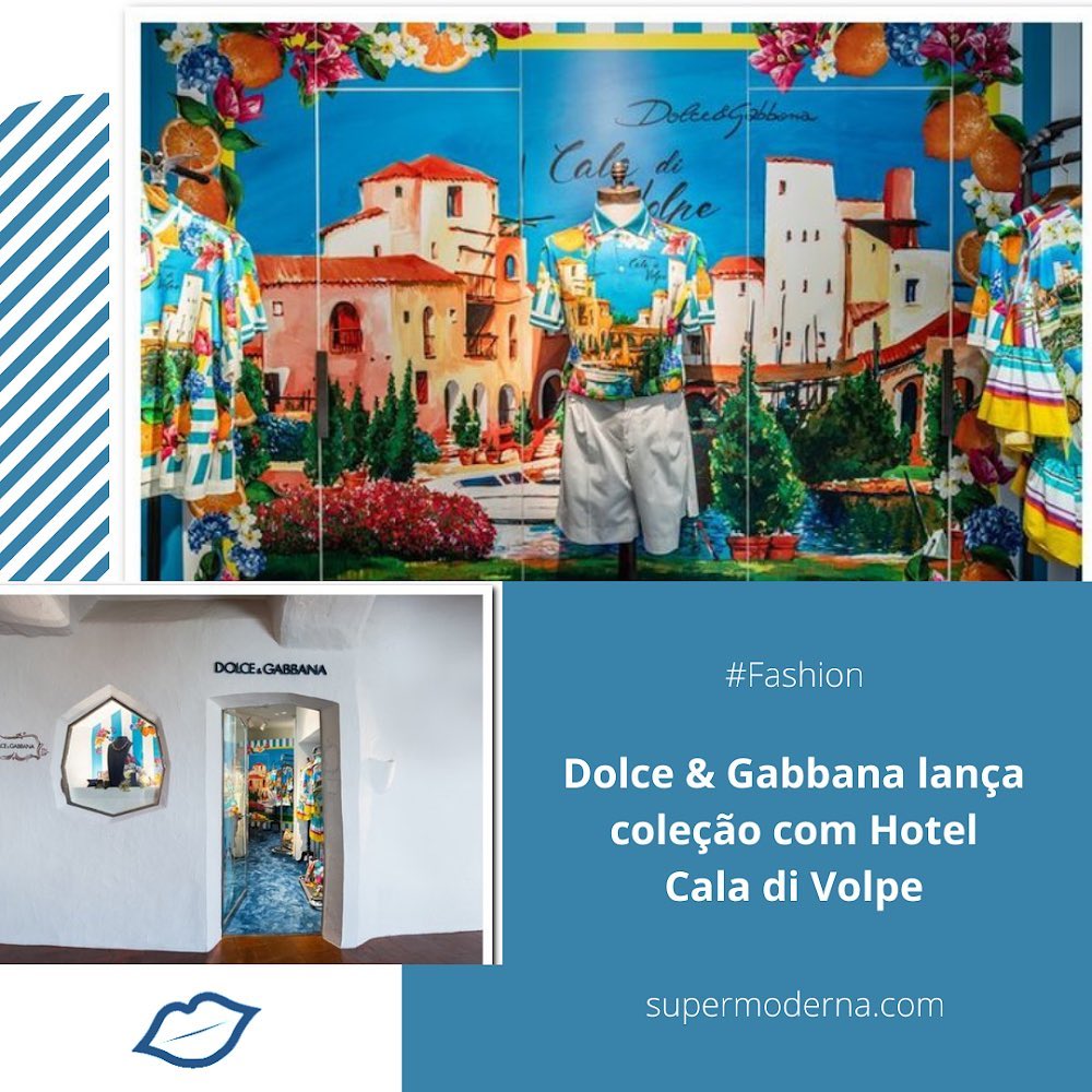 Dolce Gabbana Lan a Collab Com Hotel Cala Di Volpe Super Moderna