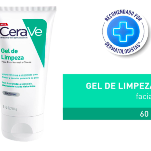 CeraVe Gel de Limpeza Facial para pele oleosa com Ácido Hialurônico e Niacinamida