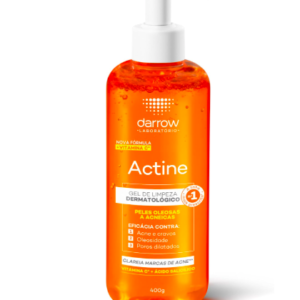 Darrow Actine Gel de Limpeza Facial Pele Acneica com Ácido Salicílico e Vitamina C 400g