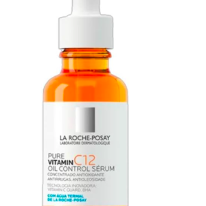 La Roche-Posay, Sérum Antirrugas para Peles Oleosas, Pure Vitamin C12 Oil Control